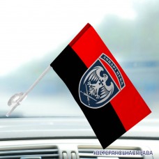 Автомобільний прапорець 39 Бригада Тактичної Авіації червоно-чорний